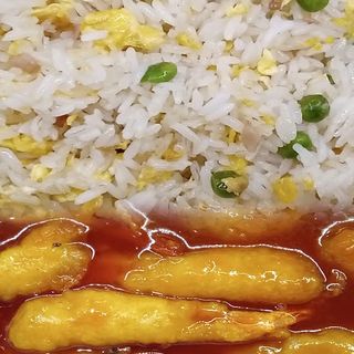 A13 Arroz Chau Chau com Camarão Agridoce