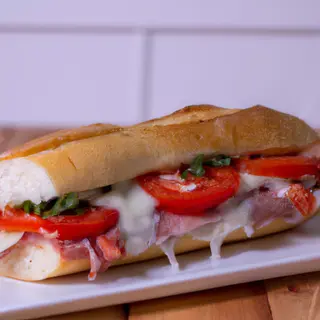  baguette de lomo tomate y mayonesa