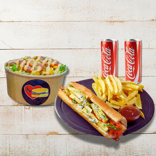 Duo Kapsalon x Bocadillos + 2 Soda