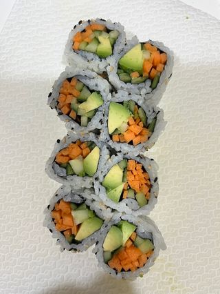 Uramaki vegetariano