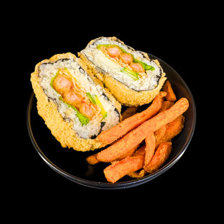 Sushi burger krewetka w panko