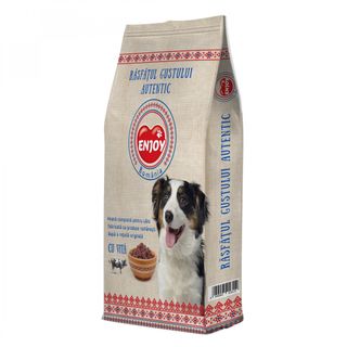 Hrana uscata pentru caini, Enjoy Rasfatul GustuIui, Vita, 10Kg