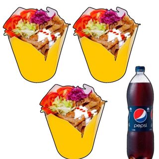 Oferta 2 ( 3 Box con Pepsi 1L )