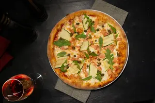 Pizza somon fume