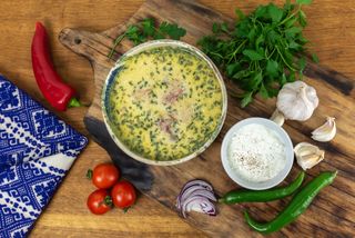 Ciorba de cartofi cu afumatura