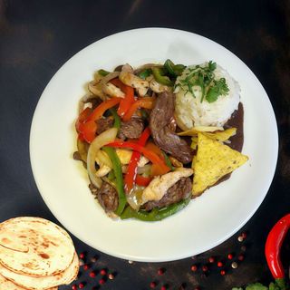 Fajitas mixtas  (4 Tacos)