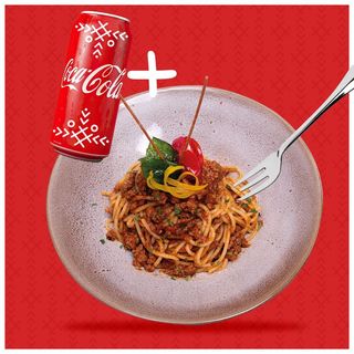 Pasta Bolognaise + CocaCola