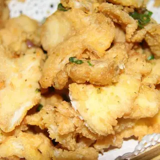 Crispy Fish Fillet With Ginger & Garlic
