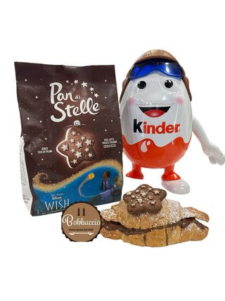 Cornetto Pan di stelle con Nutella gianduia