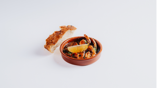 BLACK GARLIC SHRIMPS