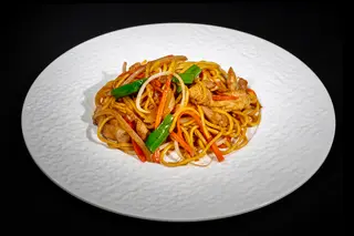 077. Tallarines Con Verduras