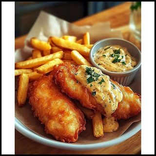 Crunchy Fish Finger Platter