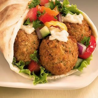 Rollo de falafel