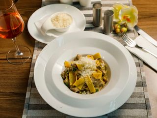Pappardelle cu muschi de vita si funghi porcini