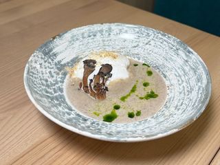 Крем - суп грибний