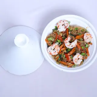 Spaghetti di soia con gambero