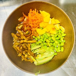 Poke vegano de no Pollo