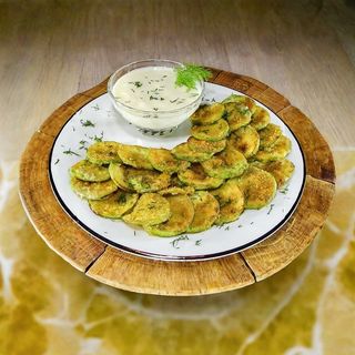 Тиквички с мляко