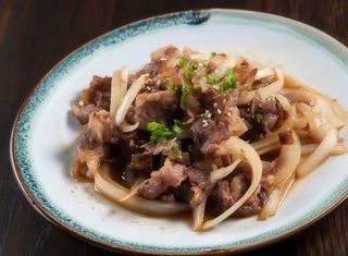 Manzo con Salsa Ostrica