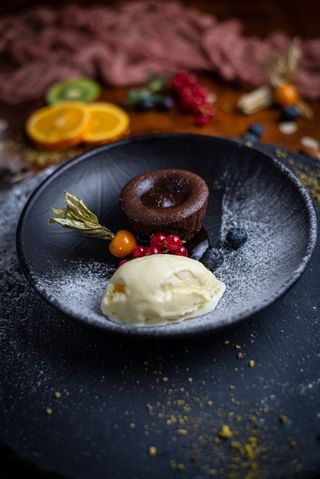 Sufleu de Ciocolata cu Inghetata