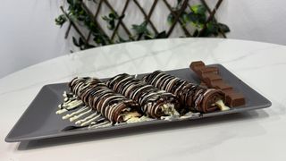 Clătită Kinder + banana