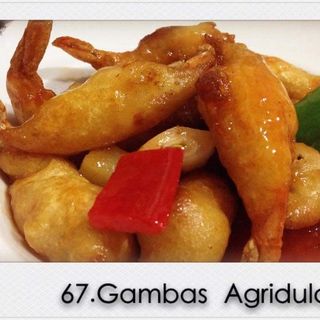 Gambas Agridulces