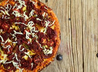 Roasted Peppers Pizza Large