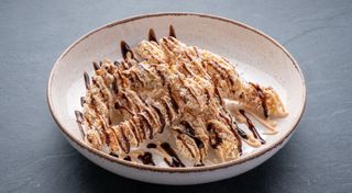 Закуска з лососем у темпурі