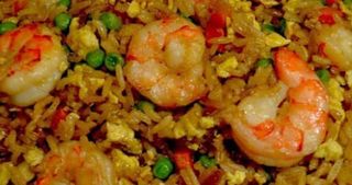 Arroz Frito Con Gambas