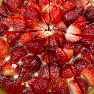 Crostata casera di fragole 