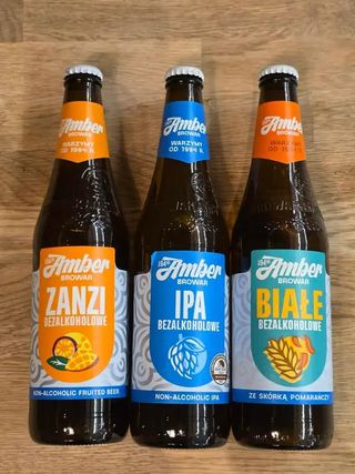 Piwo 0% Amber - mix smaków