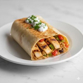 Chicken Fajitas Mex Burrito