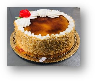 Tarta 6 Raciones. Yema Tostada