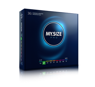MY.SIZE PRO პრეზერვატივი (36 ცალი) ზომა 47
