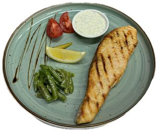 Стейк из лосося