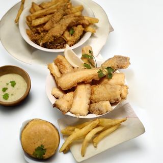 Filetes de Polvo Panados