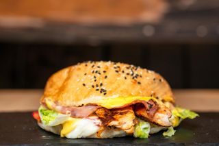 Chiflă pui cu bacon