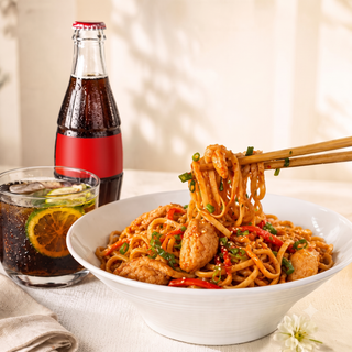 Sweet and Spicy Chicken Noodles with 350 ML PET Soda