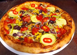 Pizza vegana de Post