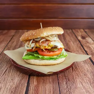 Hamburguesa con Bacon