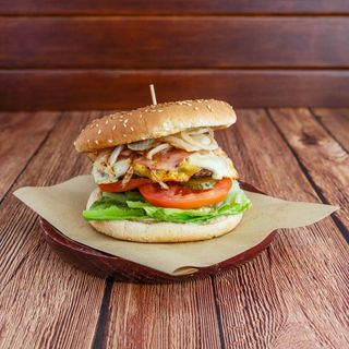 Hamburguesa con Bacon