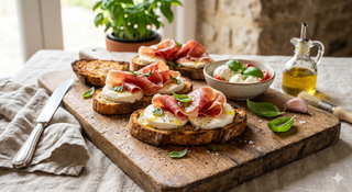Bruschetta prosciutto