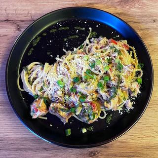 Spaghetti z kurczakiem