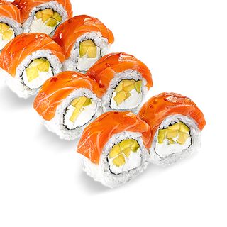 Шалена Філадельфія з лососем і манго