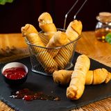 Tequeños de queso cabra (6und)