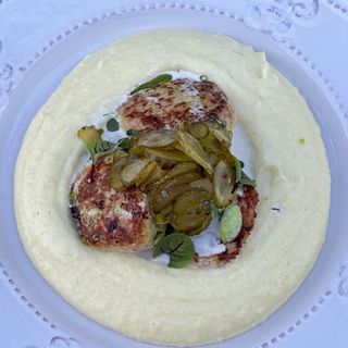 Пюре з курячими котлетками