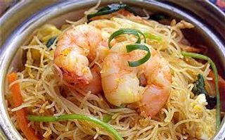 22.Fideos De Arroz Con Gambas