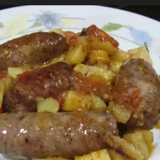 Butifarra con patatas 