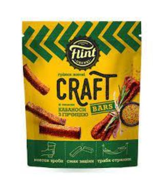 Гренки крафтові з гірчичкою та Кабаноси (90г)