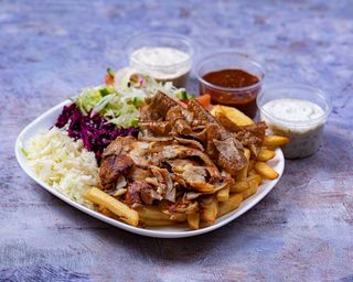 Doner na talerzu mega